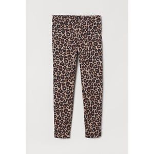 H&M Cheetah Print Ankle-Length Slacks